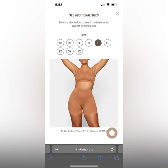 Skims sienna low back sheer sculpt shapewear shorts - Picture 7 of 10